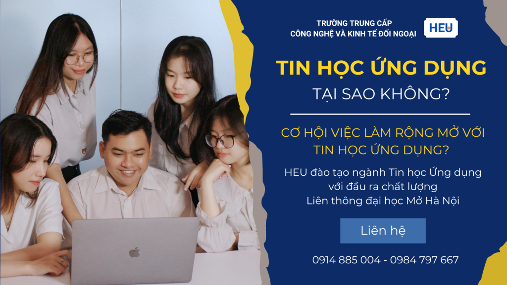 lý do nên chọn tin học ứng dụng